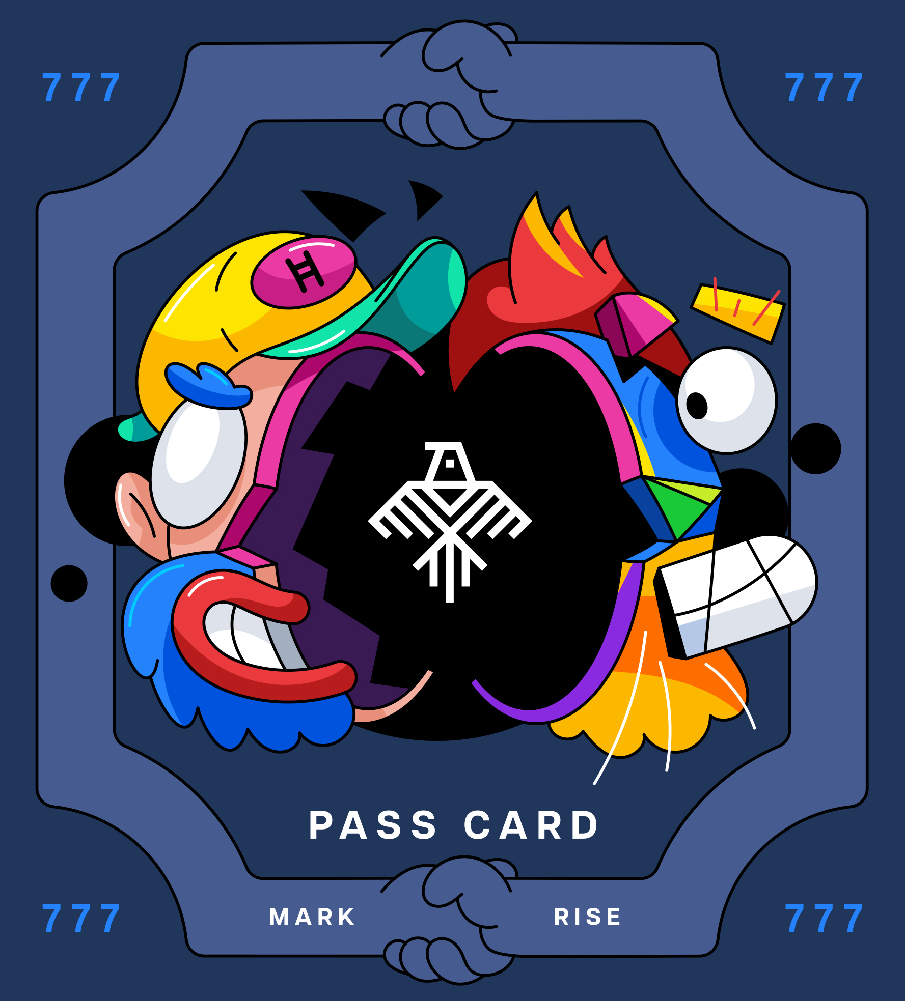 HBAR NFT Collection Mark Rise Pass Card